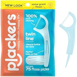 Amazon.com : Plackers Kids Dual Gripz Floss Picks with Double Grip